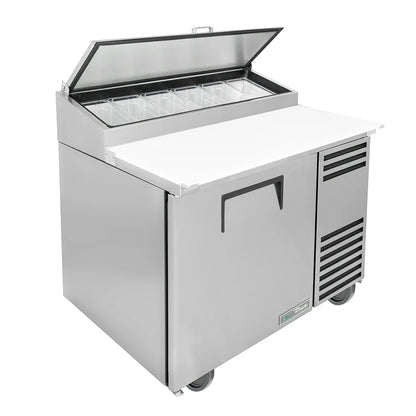 True TPP-44-HC 44" TPPAT Series Pizza Prep Table w/ Refrigerated Base