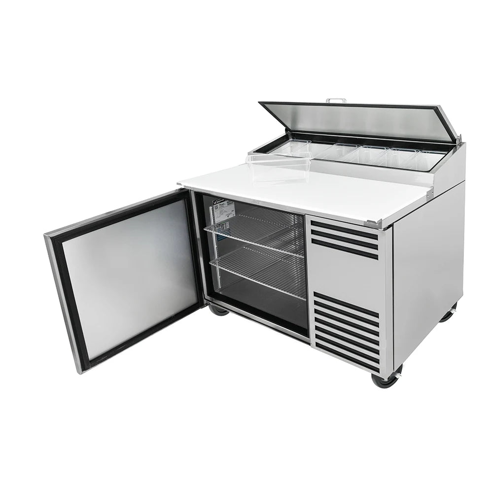 True TPP-44-HC 44" TPPAT Series Pizza Prep Table w/ Refrigerated Base