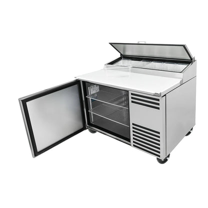 True TPP-44-HC 44" TPPAT Series Pizza Prep Table w/ Refrigerated Base