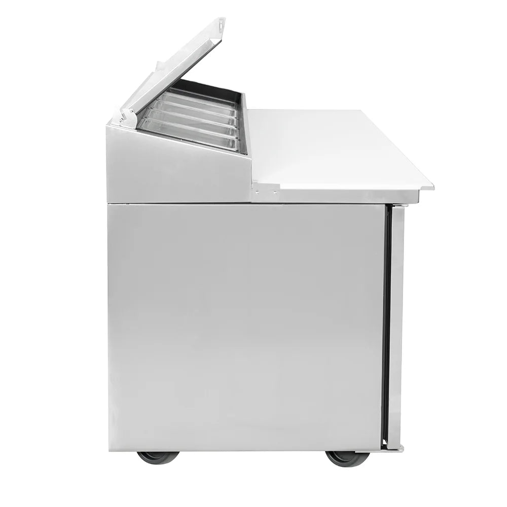 True TPP-44-HC 44" TPPAT Series Pizza Prep Table w/ Refrigerated Base
