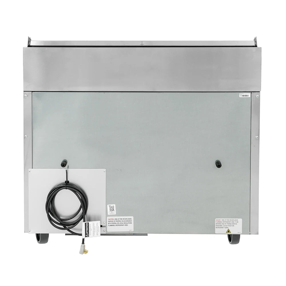 True TPP-44-HC 44" TPPAT Series Pizza Prep Table w/ Refrigerated Base