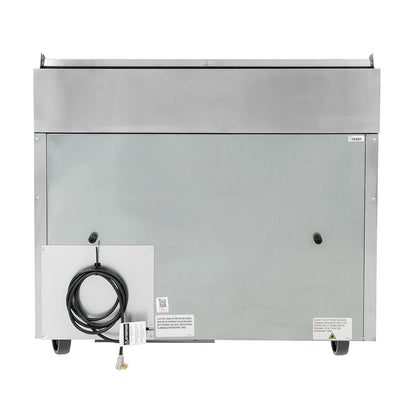 True TPP-44-HC 44" TPPAT Series Pizza Prep Table w/ Refrigerated Base
