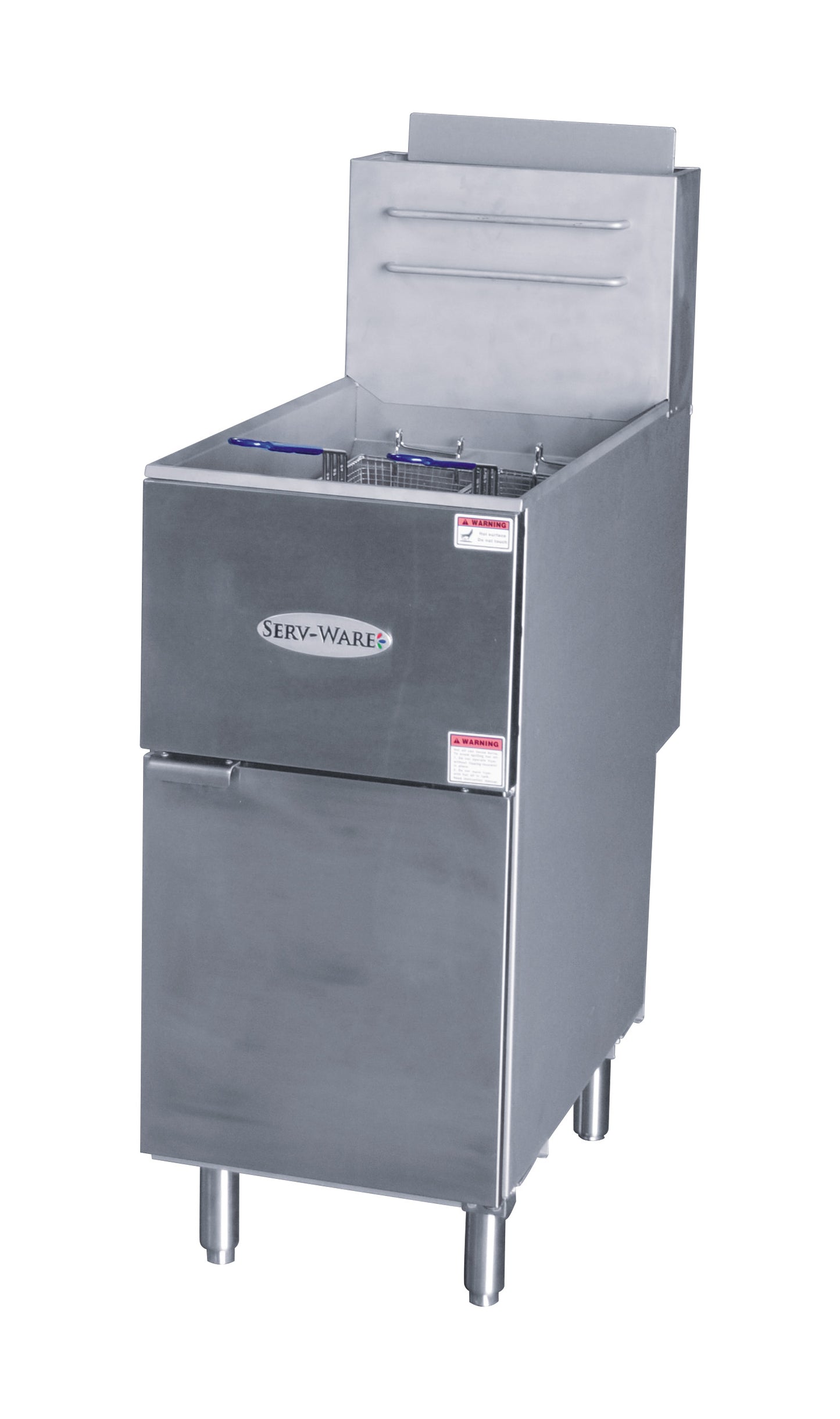 Serv-Ware SGF-50N - Fryer Natural Gas Floor Model 50 Lb Oil Capacity