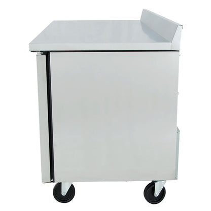 True TWT-48-HC 48" 2-Door Worktop Refrigerator