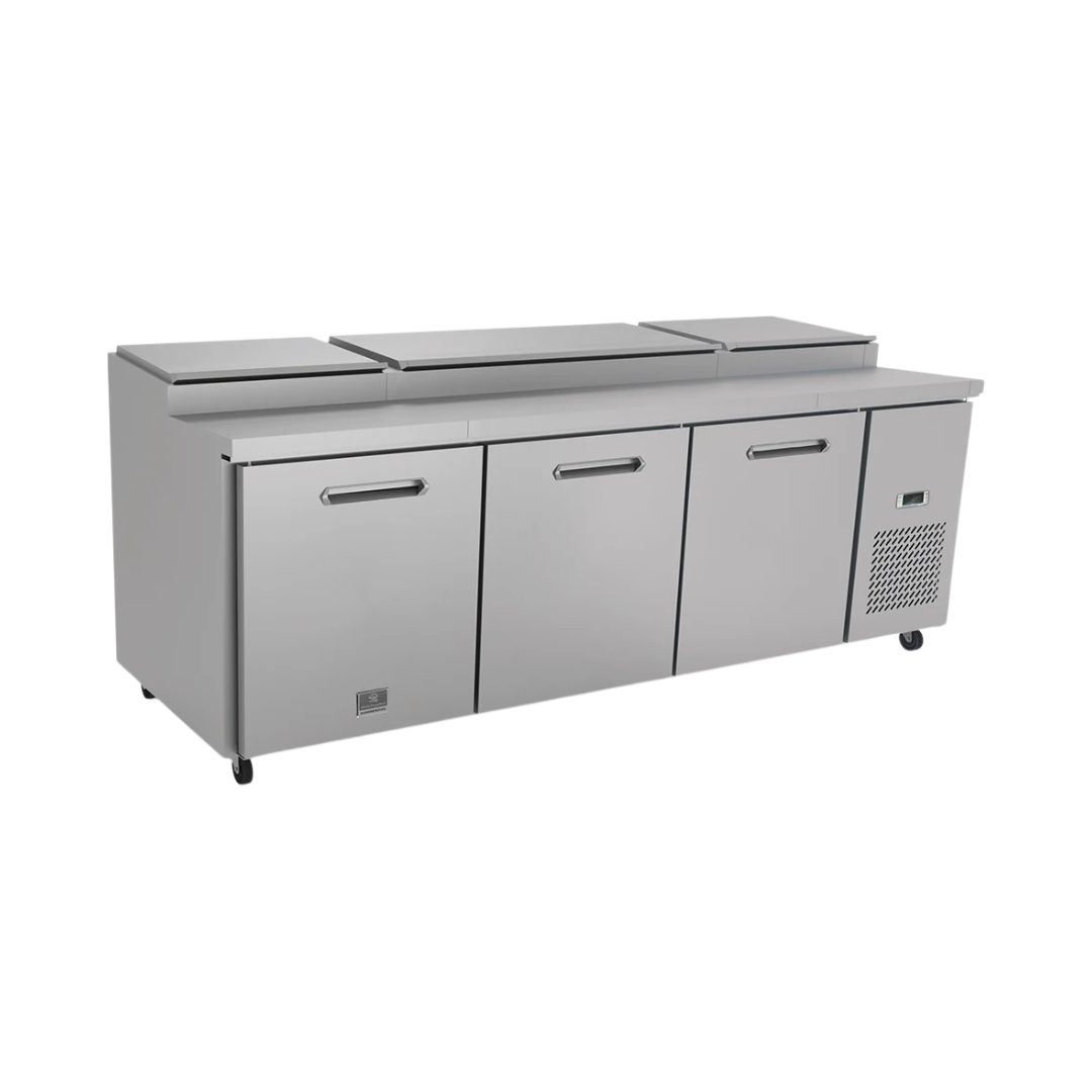 Kelvinator KCHPT92.12 94″ 3 Door Pizza Prep Refrigerator